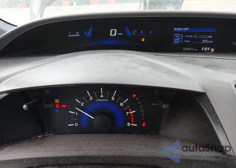 2012 Honda Civic Lx из США, поврежденный, VIN 19XFB2F52CE037324